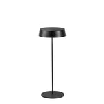 LAMPADA DA TAVOLO RICARICABILE LED COCKTAIL NERA 2,2W 192LM 3000K DIMM. IP54 29,5X12X12CM