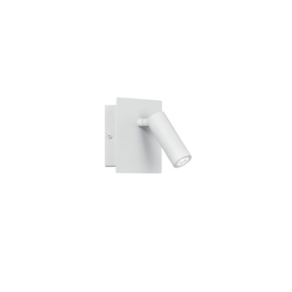 APPLIQUE LED DICKENS ORIENTABILE BIANCA 2,2W 220LM 3000K 11X11X9CM