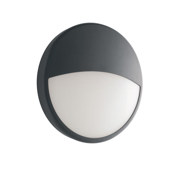 PLAFONIERA LED EVER ANTRACITE TONDA 20W 2500LM CCT IP65 22,1X7,2CM