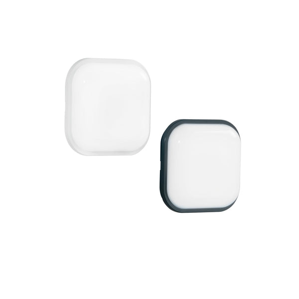 PLAFONIERA LED EVER BIANCA QUADRATA 15W 1900LM CCT IP65 16,9X16,9X6,2CM