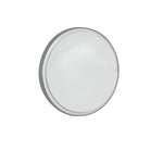 PLAFONIERA LED EVER SILVER TONDA 28W 3750LM 4000K IP65 CON SENSORE 30X7,8CM