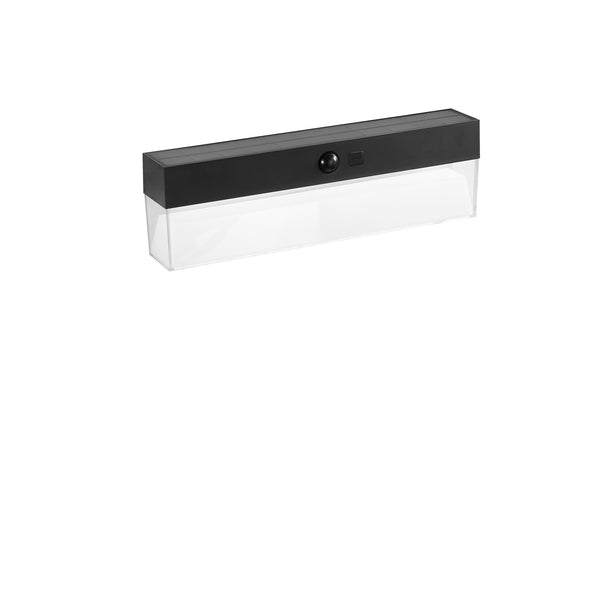 APPLIQUE LED GIZAH RETTANGOLARE 500LM 4000K CON PANNELLO SOLARE E SENSORE IP54