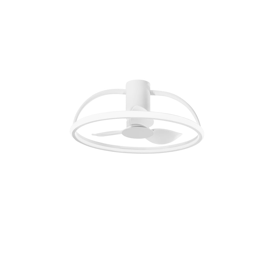 PLAFONIERA LED VENTILATORE HADLEY BIANCO 40W 5250LM 60X27CM