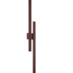 APPLIQUE LED HERCULES CORTEN IN ALLUMINIO E DIFFUSORE IN PC 47W 6800LM CCT 2700/3500/4000K IP65 60X170X1420MM