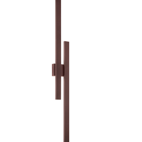 APPLIQUE LED HERCULES CORTEN IN ALLUMINIO E DIFFUSORE IN PC 47W 6800LM CCT 2700/3500/4000K IP65 60X170X1420MM