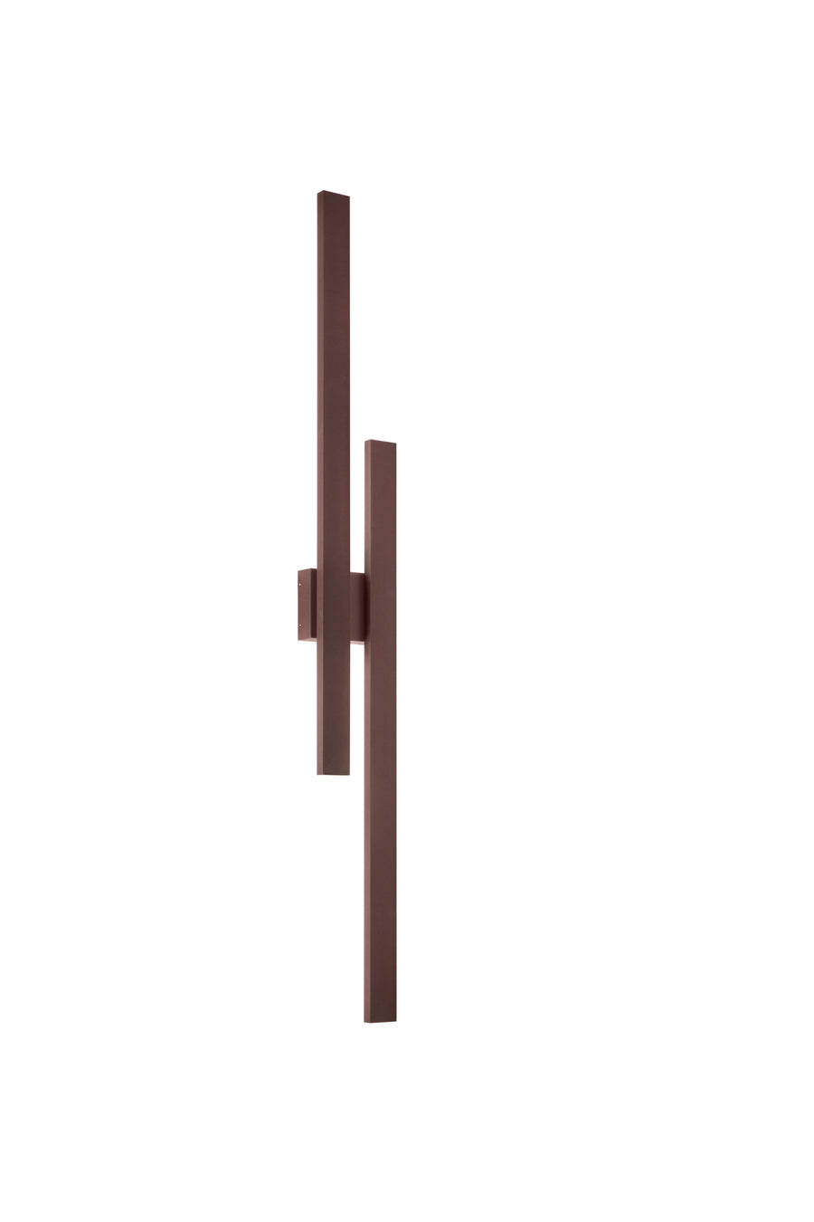 APPLIQUE LED HERCULES CORTEN IN ALLUMINIO E DIFFUSORE IN PC 47W 6800LM CCT 2700/3500/4000K IP65 60X170X1420MM