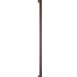 APPLIQUE LED HERCULES CORTEN IN ALLUMINIO E DIFFUSORE IN PC 47W 6800LM CCT 2700/3500/4000K IP65 60X55X2000MM