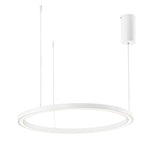 SOSPENSIONE LED HOOP BIANCA 60W 9000LM CCT 120X120X150CM