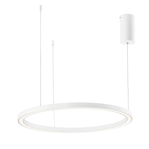 SOSPENSIONE LED HOOP BIANCA 60W 9000LM CCT 120X120X150CM