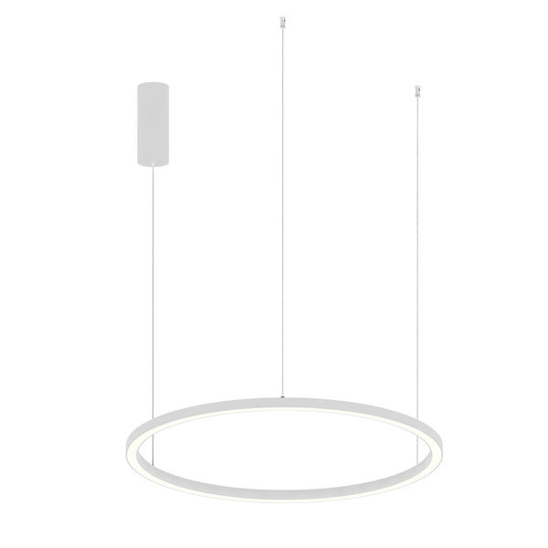 SOSPENSIONE LED HOOP BIANCA 40W 6000LM CCT 80X80X150CM