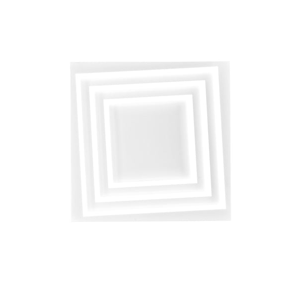 PLAFONIERA LED HYPNOTIC BIANCA 60W 8800LM CCT 47X47x5,5CM