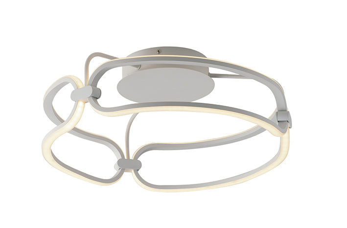 PLAFONIERA LED INFINITY BIANCA 33W 2970LM 4000K 44X44X17CM