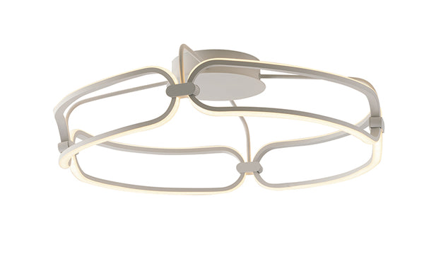 PLAFONIERA LED INFINITY BIANCA 49W 4400LM 4000K 57X57X17CM