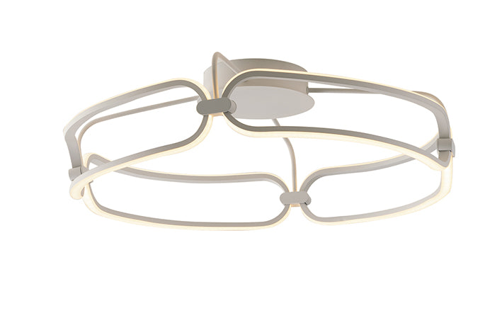 PLAFONIERA LED INFINITY BIANCA 49W 4400LM 4000K 57X57X17CM