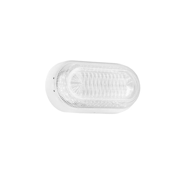 PLAFONIERA LED ISCHIA BIANCA 20W 2300LM CCT IP65 25,4X7CMX13,1CM