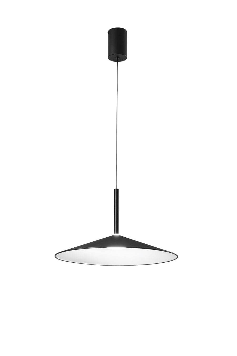 SOSPENSIONE LED KHAN NERA 16W CCT 2700/3200/4000K 48X150CM