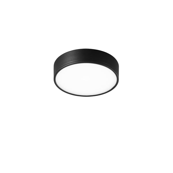PLAFONIERA LED KLIO NERA IN ACRILICO E ALLUMINIO 36W 4600LM 4000K 21,2X21,2X5 CM.