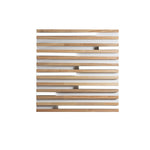 PLAFONIERA LED KUMA BIANCA IN LEGNO 24W CCT 2700/3200/4000K L41X41XH5,2 CM