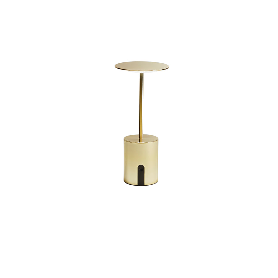LAMPADA DA TAVOLO RICARICABILE LED LIBERTY ORO 2W 300LM 3000K DIMM. IP44 10X22CM