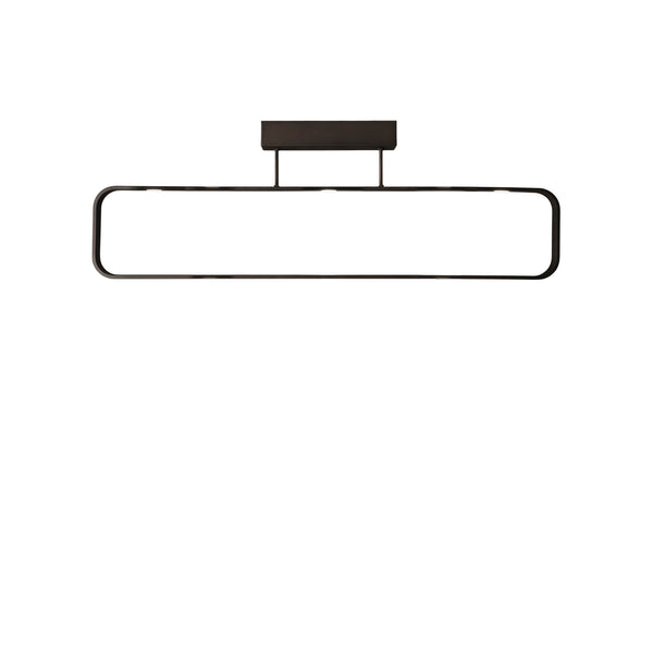 PLAFONIERA LED MOKA MARRONE 35W 2940LM 3000K 80X16X26CM