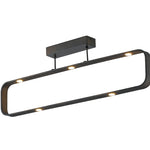 PLAFONIERA LED MOKA MARRONE 35W 2940LM 4000K 80X16X26CM