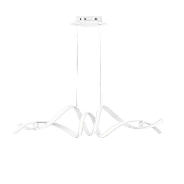 SOSPENSIONE LED MYSTRAL BIANCA 60W 8740LM CCT 115X30X124CM