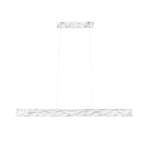 SOSPENSIONE LED NAVEL MARMO 40W 6400LM CCT 121,5X8X150CM