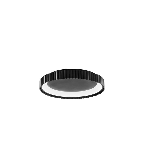 PLAFONIERA LED NIKE NERA IN METALLO 30W 4380LM DIP-CCT 2700/3200/4000K D39XH5CM