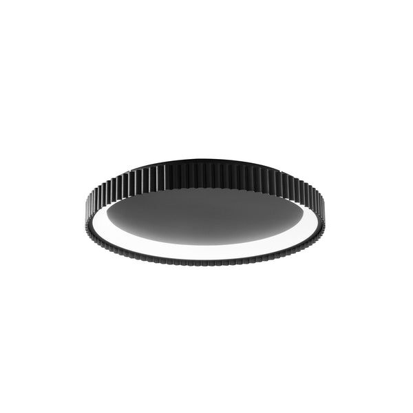 PLAFONIERA LED NIKE NERA IN METALLO 40W 5840LM DIP-CCT 2700/3200/4000K D49,5XH5CM