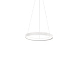 SOSPENSIONE LED NIKE BIANCA IN METALLO 40W 5840LM DIP-CCT 2700/3200/4000K D49,5XH5CM