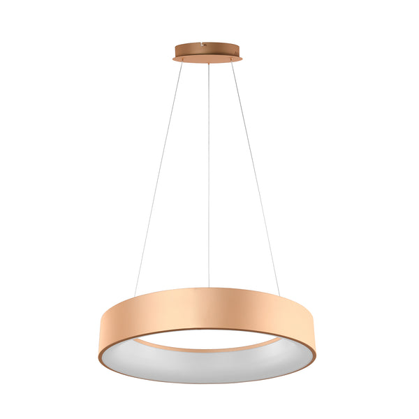 SOSPENSIONE LED NOAH ORO 60W 8000LM CCT 60X10X150CM