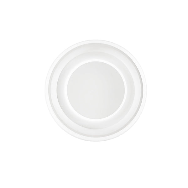 PLAFONIERA LED NURAX TONDA BIANCA 45W 6160LM CCT 49,5X9,6CM
