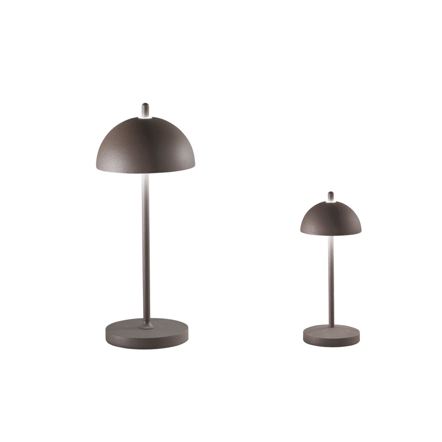 LAMPADA DA TAVOLO RICARICABILE LED PARTY BRONZO 1,5W 134LM 3000K DIMM. IP44 8X19,8CM