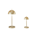 LAMPADA DA TAVOLO RICARICABILE LED PARTY ORO 2,5W 350LM 3000K DIMM. IP44 13x30CM