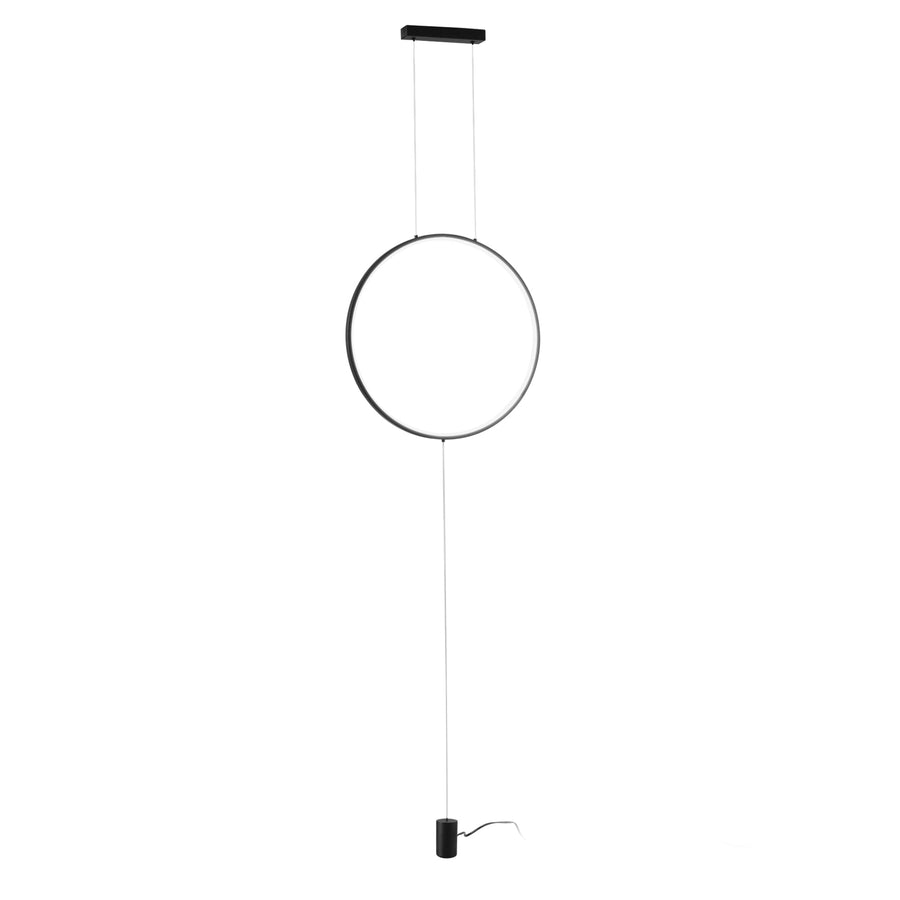 PIANTANA LED PORTAL NERA 20W 2400LM CCT 50X50X400CM