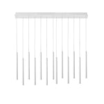 SOSPENSIONE LED PYPE BIANCA 65W 6110LM CCT 2,5X41X200CM