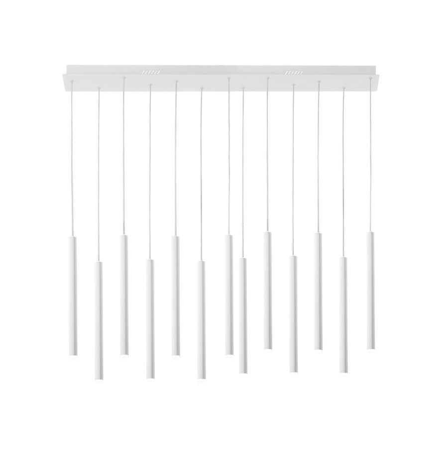 SOSPENSIONE LED PYPE BIANCA 65W 6110LM CCT 2,5X41X200CM