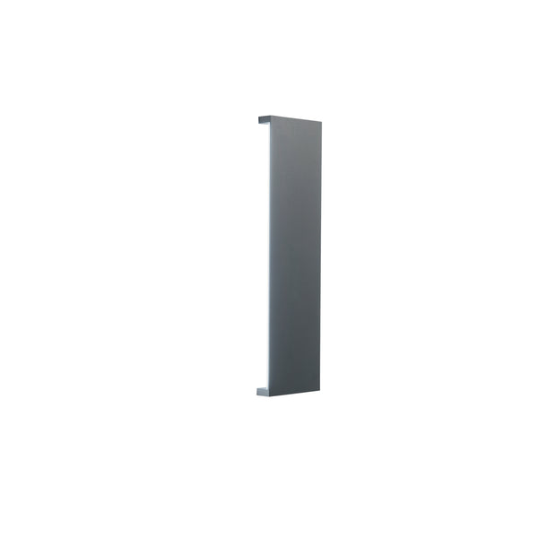 APPLIQUE BIEMISSIONE LED RIBBON ANTRACITE 2X6W 1600LM 4000K IP65 11,5X2,6X42CM