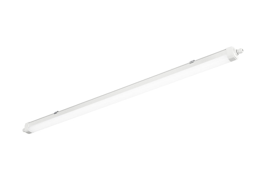 PLAFONIERA LED STAGNA RUBIS BIANCA IN PC 50W 6000LM CCT 3000/4000/6500K IP65 1500X58X62MM