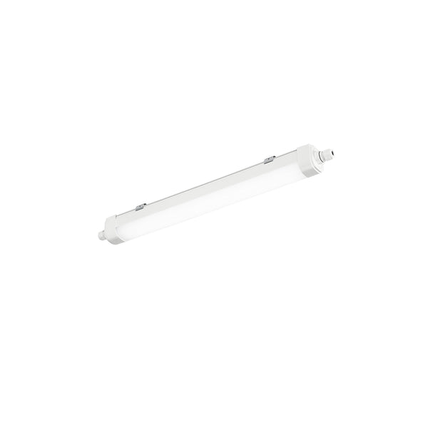 PLAFONIERA LED STAGNA RUBIS BIANCA IN PC 18W 2160LM CCT 3000/4000/6500K IP65 600X58X62MM
