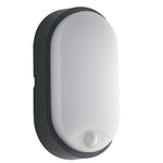 PLAFONIERA LED SENSITIVE ANTRACITE 14W 1600LM 4000K IP54 CON SENSORE 11,9X6,05X21,2CM