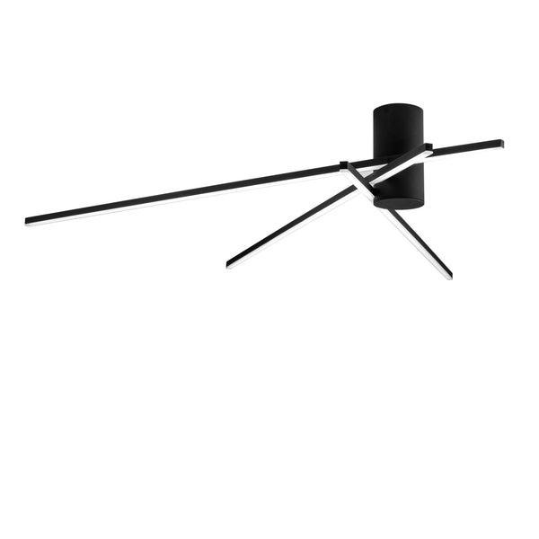 PLAFONIERA LED SHANGHAI NERA 27W 3750LM 3000K 92X100X14,5CM