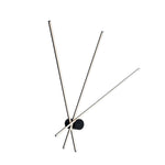 PLAFONIERA LED SHANGHAI NERA 27W 3750LM 4000K 92X100X14,5CM