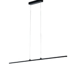 SOSPENSIONE LED SHANGHAI NERA 29W 3250LM 4000K 100X1,2X150CM