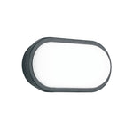 PLAFONIERA LED SHELLY ANTRACITE OVALE 20W 2500LM CCT IP65 17,6X8X27,1CM
