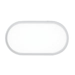PLAFONIERA LED SHELLY BIANCA OVALE 20W 2500LM CCT IP65 17,6X8X27,1CM