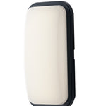 PLAFONIERA LED SHELLY ANTRACITE RETTANGOLARE 20W 2500LM 4000K IP65 CON SENSORE 14,6X7,6X29,6CM