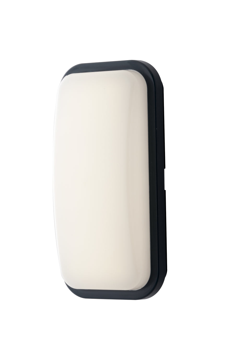 PLAFONIERA LED SHELLY ANTRACITE RETTANGOLARE 20W 2500LM 4000K IP65 CON SENSORE 14,6X7,6X29,6CM