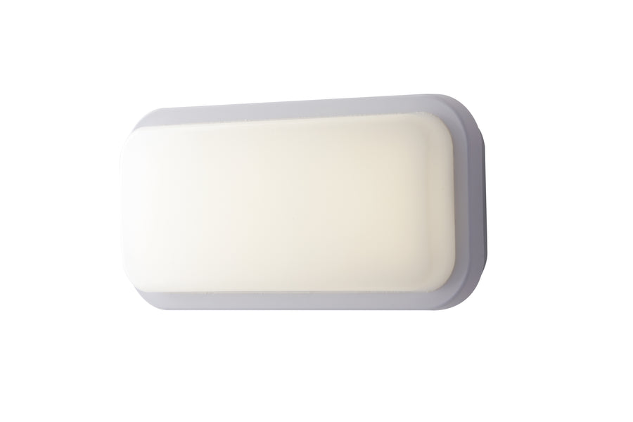 PLAFONIERA LED SHELLY BIANCA RETTANGOLARE 15W 1900LM CCT IP65 11,6X6,8X23,6CM