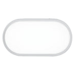 PLAFONIERA LED SHELLY BIANCA OVALE 15W 1900LM CCT IP65 14,5X7X21,5CM